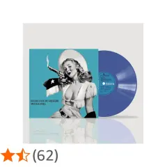 Copertina di "Bufalo Bill" di Francesco De Gregori con pin-up e disco viola.