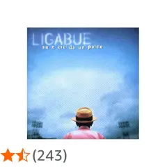 Copertina album "Ligabue: su e giù da un palco". Quanti dischi ha venduto Ligabue? Questo album è un successo.