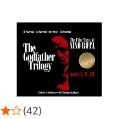 La copertina dell'album "The Godfather Trilogy" con la musica di Nino Rota, che evoca l'epica saga de Il Padrino.