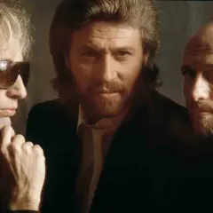 I fratelli Gibb dei Bee Gees, icone delle loro indimenticabili canzoni, in un ritratto intenso.
