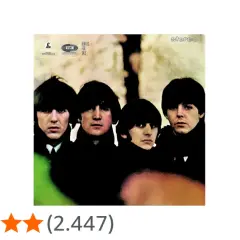 Copertina dell'album dei Beatles "Beatles for Sale", con i quattro membri in primo piano.