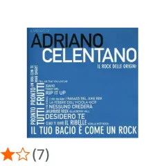 Copertina dell'album di Adriano Celentano "Il meglio di Adriano Celentano - Il rock delle origini".