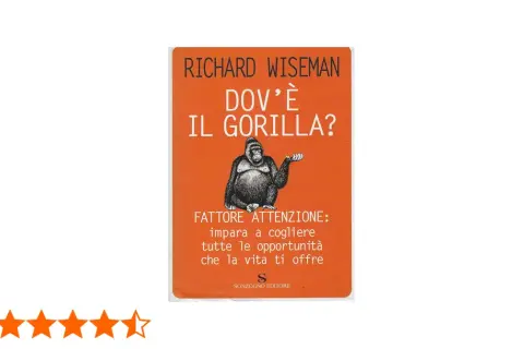 Copertina libro "Dov'è il gorilla?" di Richard Wiseman. Attenti al gorilla, impara a cogliere le opportunità!