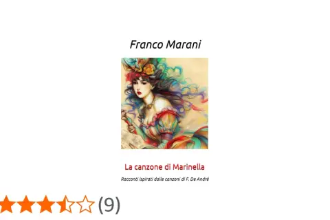 Illustrazione di una donna con capelli colorati, ispirata a "La canzone di Marinella".
