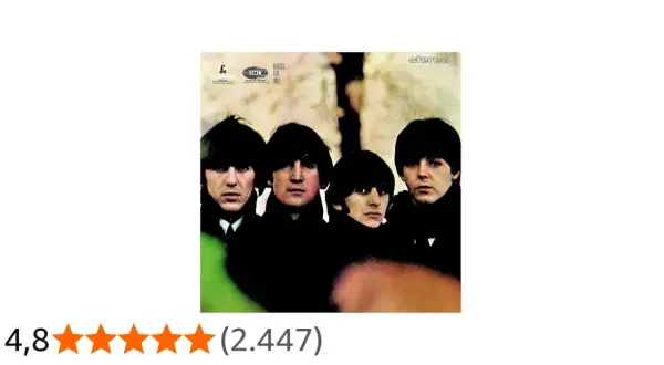 Copertina dell'album dei Beatles "Beatles for Sale", con i quattro membri in primo piano.
