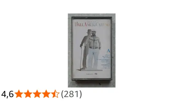 Cassetta "Dall'America Caruso" di Lucio Dalla. Quanti dischi ha venduto Lucio Dalla? Questo album è un tassello della sua immensa carriera.
