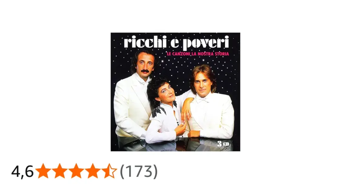 I Ricchi e Poveri, un trio iconico, posano per la copertina di "Le Canzoni, La Nostra Storia", un cofanetto di 3 CD che celebra la loro carriera.