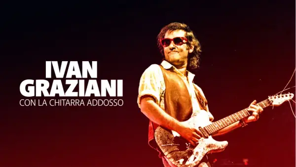 Ivan Graziani, con la chitarra addosso, supera ogni limiti con la sua musica.